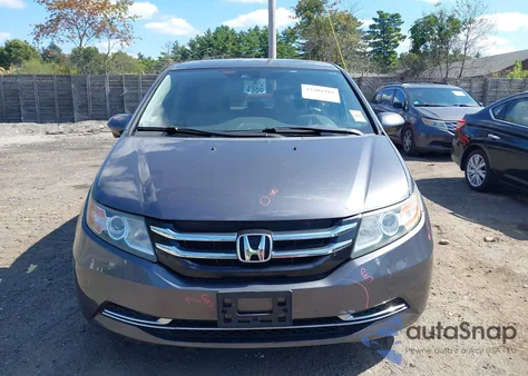 2014 Honda Odyssey Ex-L from USA, damaged, VIN 5FNRL5H66EB074147